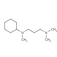 2d structure of N-[3-(dimethylamino)propyl]-N-methylcyclohexanamine