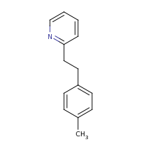 2d structure of 2-[2-(4-methylphenyl)ethyl]pyridine