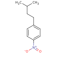 2d structure of 1-(3-methylbutyl)-4-nitrobenzene