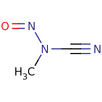 2d structure of cyano(methyl)nitrosoamine