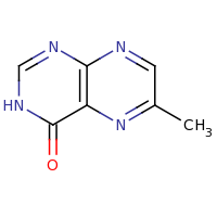 2d structure of 6-methyl-3,4-dihydropteridin-4-one