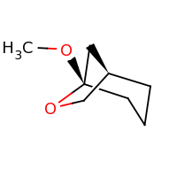 2d structure of (1R,5S)-5-methoxy-6-oxabicyclo[3.2.1]octane