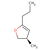 2d structure of (3R)-3-methyl-5-propyl-2,3-dihydrofuran