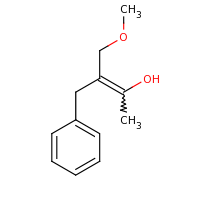 2d structure of 3-(methoxymethyl)-4-phenylbut-2-en-2-ol