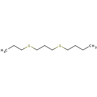 2d structure of 1-(butylsulfanyl)-3-(propylsulfanyl)propane