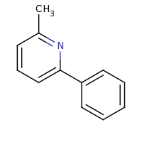 2d structure of 2-methyl-6-phenylpyridine