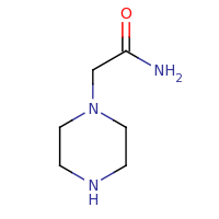 2d structure of 2-(piperazin-1-yl)acetamide