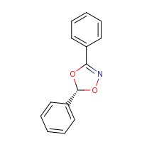 2d structure of (5R)-3,5-diphenyl-5H-1,4,2-dioxazole