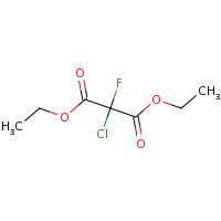 2d structure of 1,3-diethyl 2-chloro-2-fluoropropanedioate