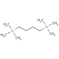 2d structure of trimethyl[4-(trimethylsilyl)butyl]silane