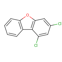 2d structure of 3,5-dichloro-8-oxatricyclo[7.4.0.0^{2,7}]trideca-1(9),2(7),3,5,10,12-hexaene