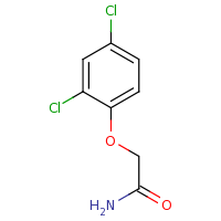 2d structure of 2-(2,4-dichlorophenoxy)acetamide