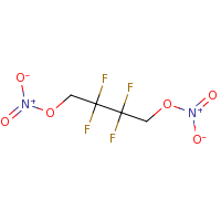 2d structure of 1,1,2,2-tetrafluoro-3-(nitrooxy)-1-[(nitrooxy)methyl]propane