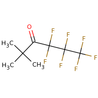 2d structure of 4,4,5,5,6,6,6-heptafluoro-2,2-dimethylhexan-3-one