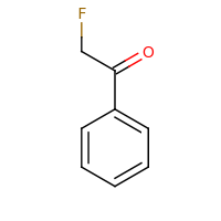 2d structure of 2-fluoro-1-phenylethan-1-one