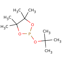 2d structure of 2-(tert-butoxy)-4,4,5,5-tetramethyl-1,3,2-dioxaphospholane