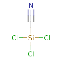 2d structure of trichlorosilanecarbonitrile