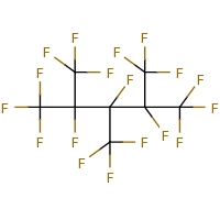 2d structure of 1,1,1,2,3,4,5,5,5-nonafluoro-2,3,4-tris(trifluoromethyl)pentane