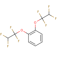 2d structure of 1,2-bis(1,1,2,2-tetrafluoroethoxy)benzene