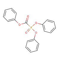 2d structure of phenyl (diphenoxyphosphoryl)formate
