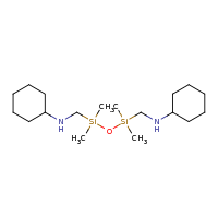 2d structure of 1,7-dicyclohexyl-3,3,5,5-tetramethyl-4-oxa-1,7-diaza-3,5-disilaheptane