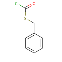 2d structure of (benzylsulfanyl)(chloro)methanone