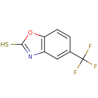 2d structure of 5-(trifluoromethyl)-1,3-benzoxazole-2-thiol