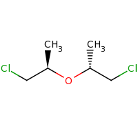 2d structure of (2R)-1-chloro-2-{[(2R)-1-chloropropan-2-yl]oxy}propane