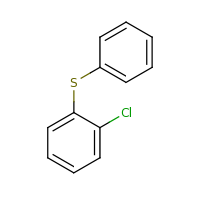 2d structure of 1-chloro-2-(phenylsulfanyl)benzene