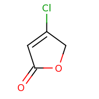 2d structure of 4-chloro-2,5-dihydrofuran-2-one