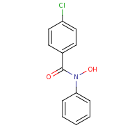 2d structure of 4-chloro-N-hydroxy-N-phenylbenzamide