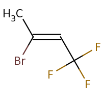 2d structure of (2Z)-3-bromo-1,1,1-trifluorobut-2-ene