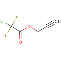 2d structure of prop-2-yn-1-yl 2-chloro-2,2-difluoroacetate