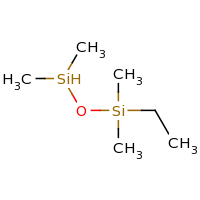 2d structure of [(dimethylsilyl)oxy](ethyl)dimethylsilane