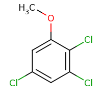 2d structure of 1,2,5-trichloro-3-methoxybenzene