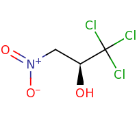 2d structure of (2S)-1,1,1-trichloro-3-nitropropan-2-ol