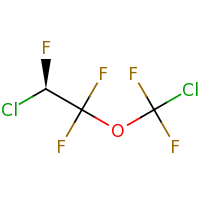2d structure of (2R)-2-chloro-1-(chlorodifluoromethoxy)-1,1,2-trifluoroethane