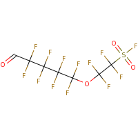 2d structure of 1,1,2,2-tetrafluoro-2-[(1,1,2,2,3,3,4,4-octafluoro-5-oxopentyl)oxy]ethane-1-sulfonyl fluoride