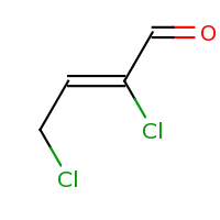 2d structure of (2Z)-2,4-dichlorobut-2-enal