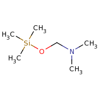 2d structure of dimethyl({[(trimethylsilyl)oxy]methyl})amine