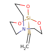 2d structure of 1-ethenyl-2,8,9-trioxa-5-aza-1-silabicyclo[3.3.3]undecane