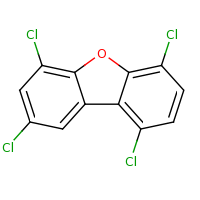 2d structure of 3,6,10,12-tetrachloro-8-oxatricyclo[7.4.0.0^{2,7}]trideca-1(13),2,4,6,9,11-hexaene