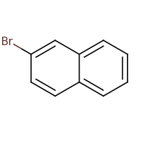 2d structure of 2-bromonaphthalene