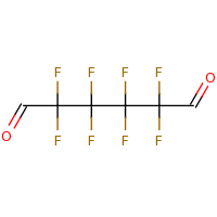 2d structure of 2,2,3,3,4,4,5,5-octafluorohexanedial