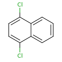 2d structure of 1,4-dichloronaphthalene