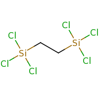 2d structure of trichloro[2-(trichlorosilyl)ethyl]silane