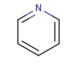2d structure of pyridine
