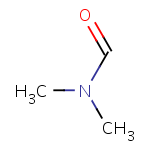 2d structure of N,N-dimethylformamide