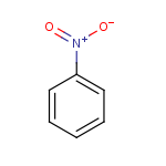 2d structure of nitrobenzene