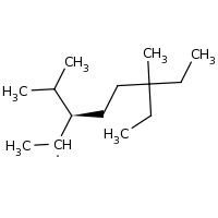 2d structure of (3R)-6-ethyl-6-methyl-3-(propan-2-yl)octan-2-yl